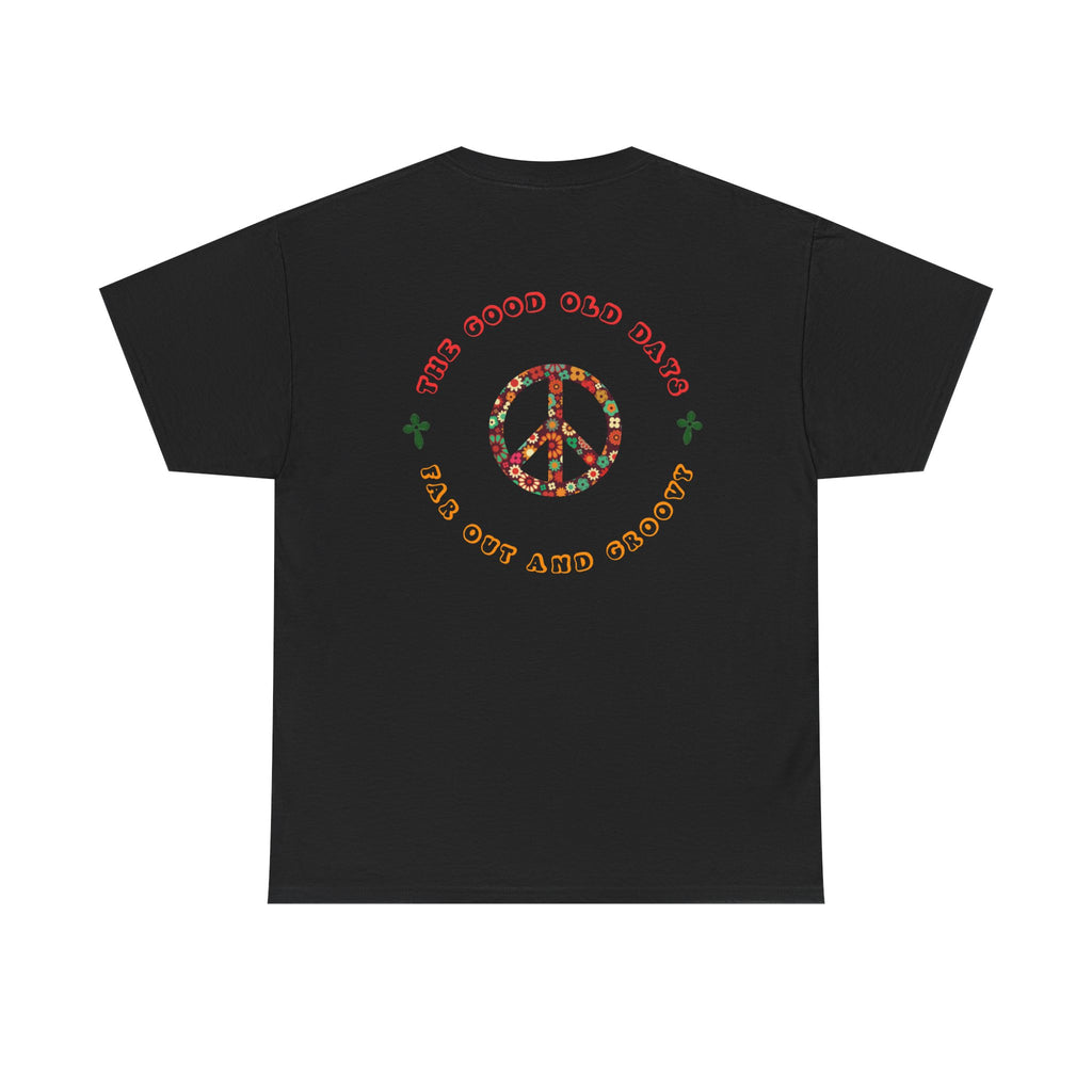 Peace Sign Tee — Floral Peace Symbol T-Shirt, Mickey Peace Sign