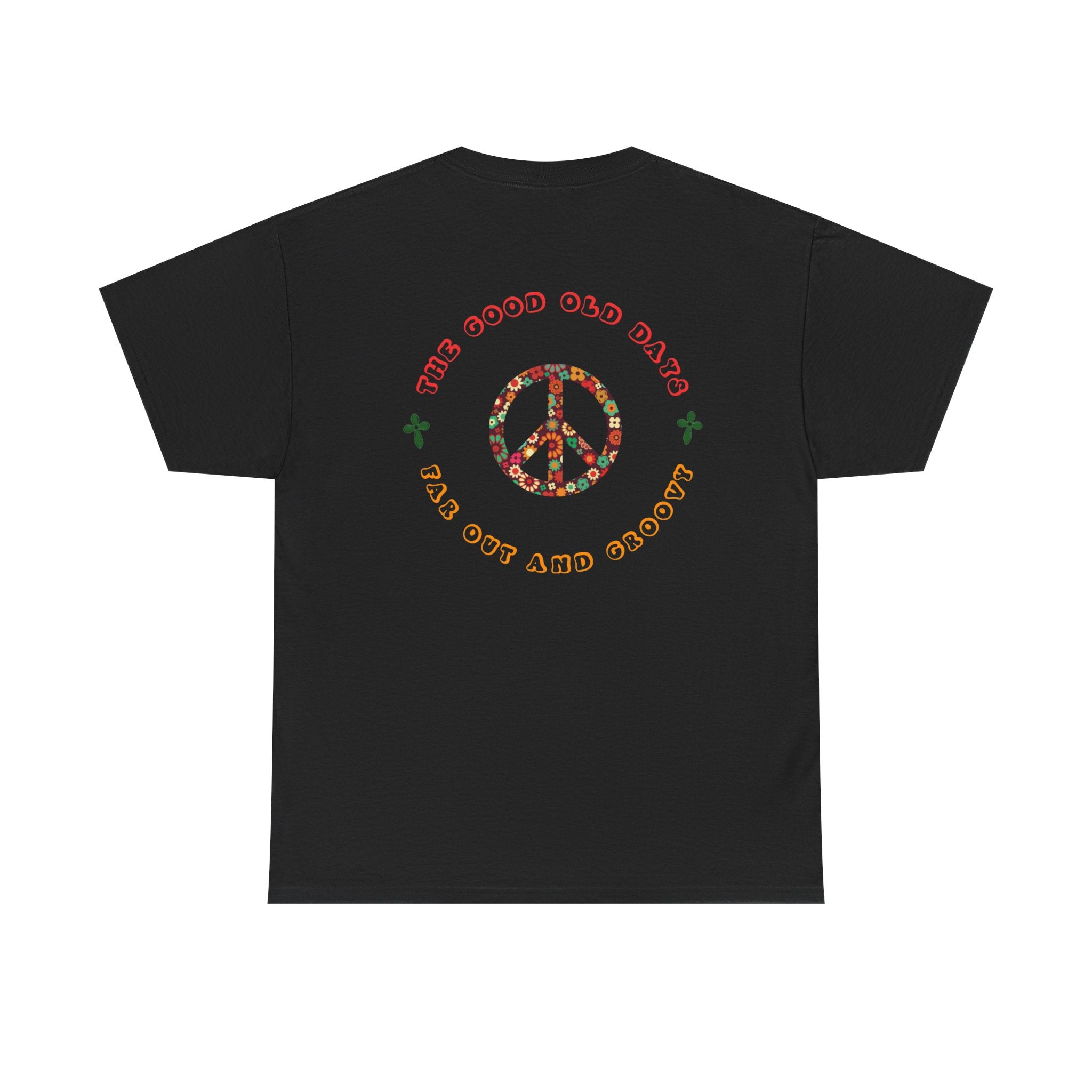 Peace Sign Tee — Floral Peace Symbol T-Shirt, Mickey Peace Sign