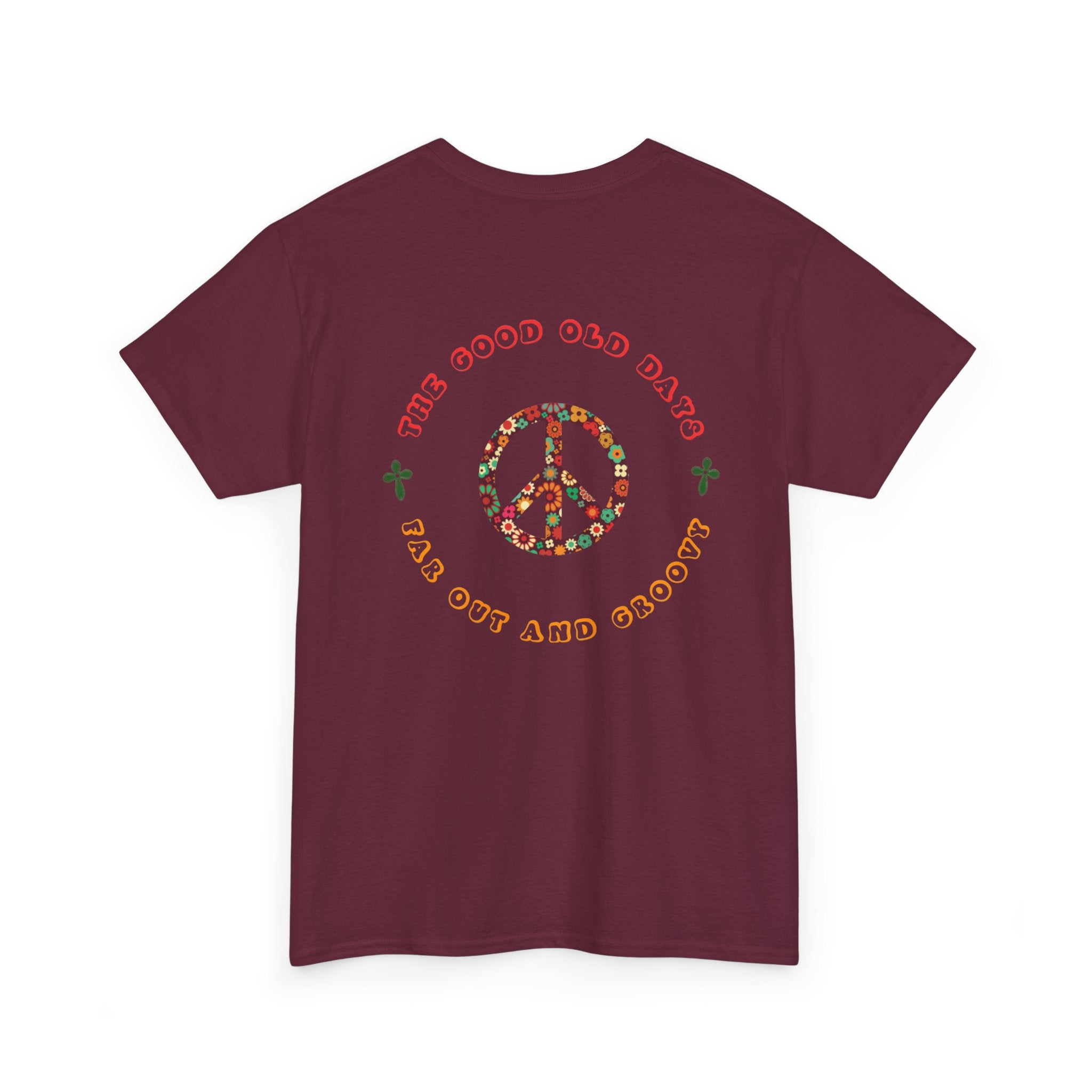 Peace Sign Tee — Floral Peace Symbol T-Shirt, Mickey Peace Sign