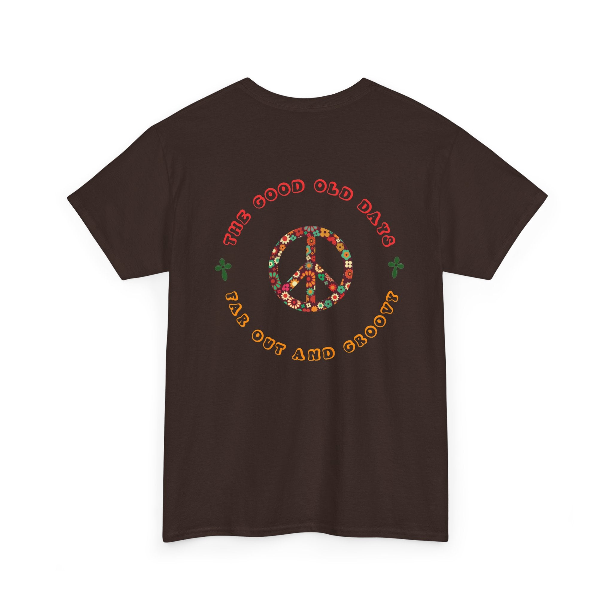 Peace Sign Tee — Floral Peace Symbol T-Shirt, Mickey Peace Sign