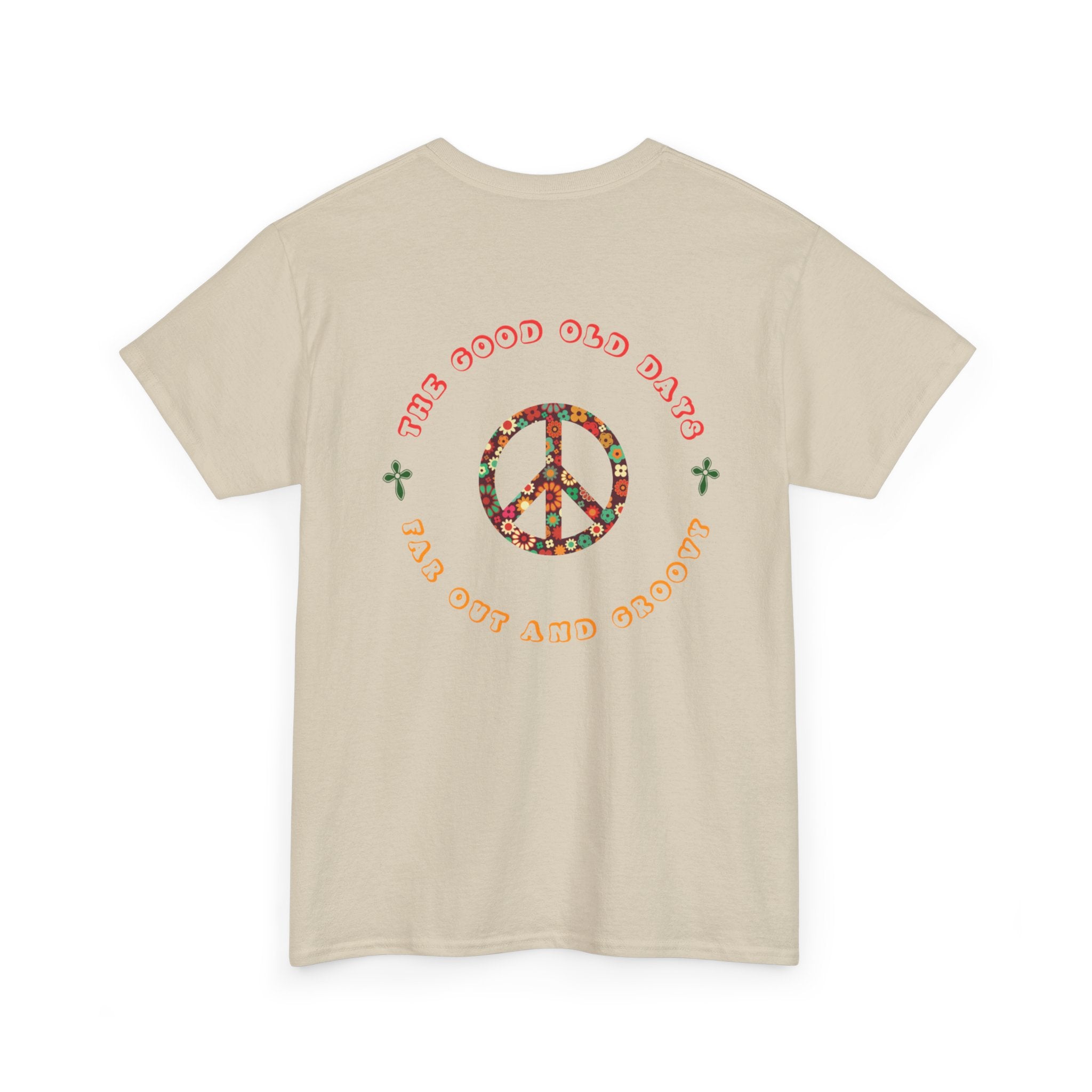 Peace Sign Tee — Floral Peace Symbol T-Shirt, Mickey Peace Sign