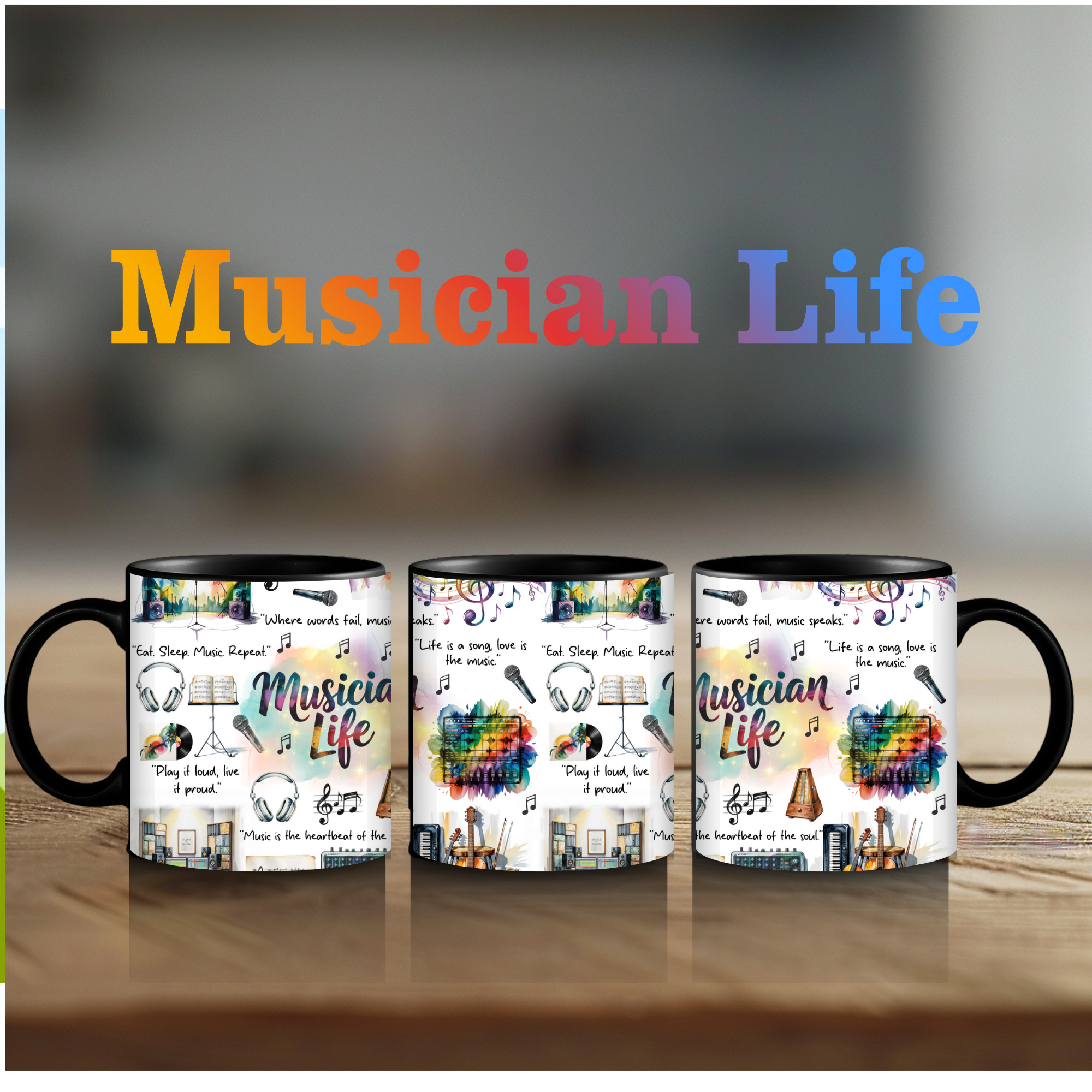 Musician Life Mug, Music Lover