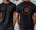 Peace Sign Tee — Floral Peace Symbol T-Shirt, Mickey Peace Sign