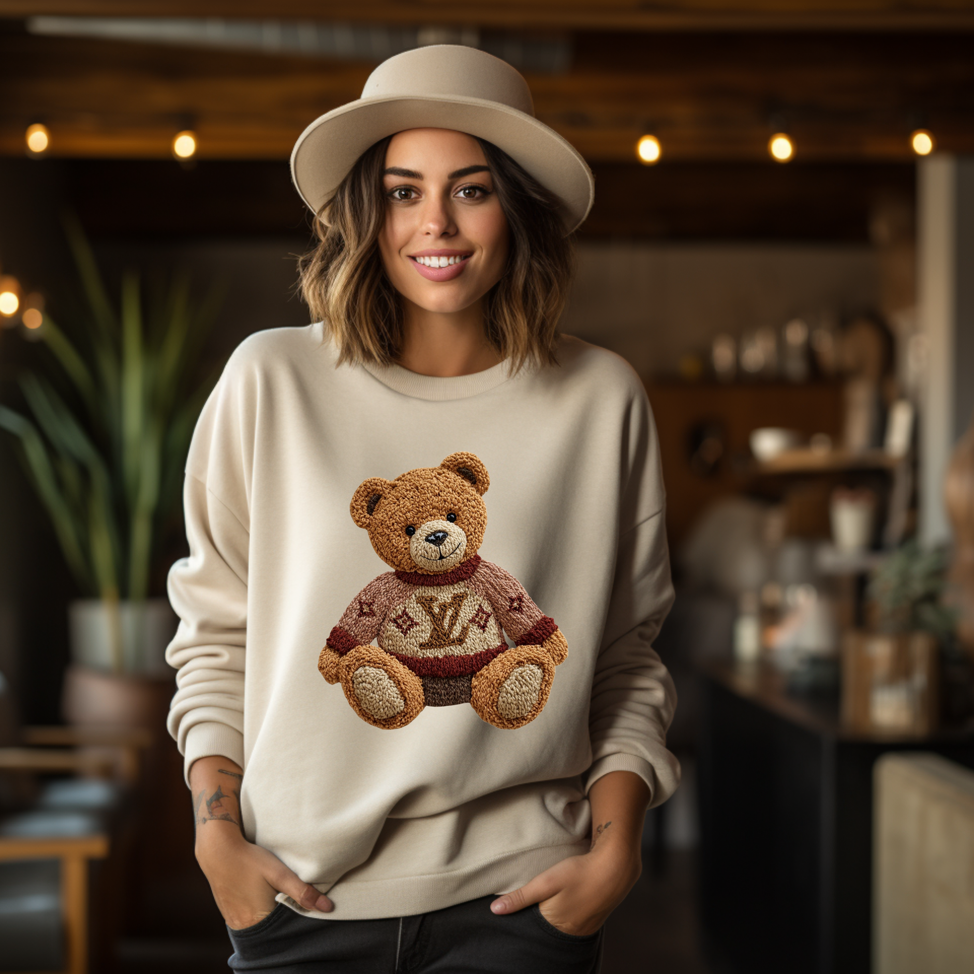 Trendy Teddy Bear Sweatshirt