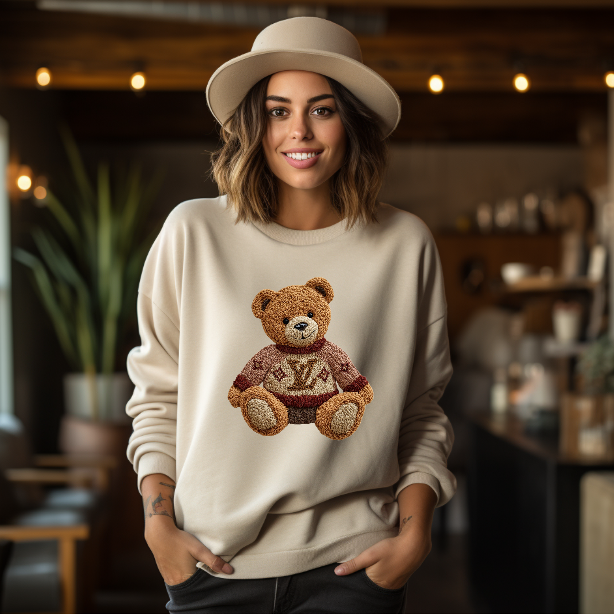 Trendy Teddy Bear Sweatshirt